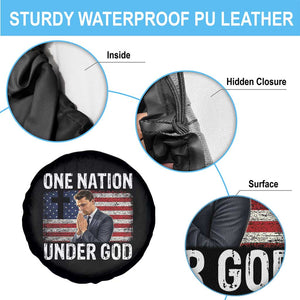 Charlie Kirk Christian Spare Tire Cover One Nation Under God Patriotic Faith TS14 Print Your Wear