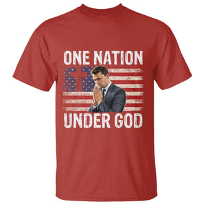 Charlie Kirk Christian T Shirt One Nation Under God Patriotic Faith TS14 Red Print Your Wear
