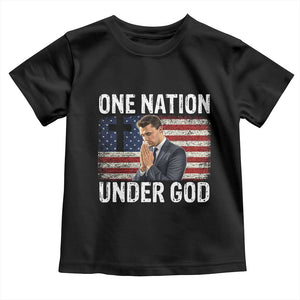Charlie Kirk Christian Toddler T Shirt One Nation Under God Patriotic Faith TS14 Black Print Your Wear