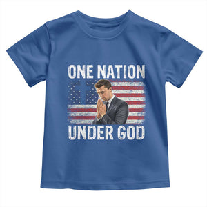 Charlie Kirk Christian Toddler T Shirt One Nation Under God Patriotic Faith TS14 Royal Blue Print Your Wear