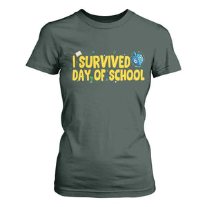 67 Six Seven Meme T Shirt For Women Funny Hanukkah School Days TS14 Dark Forest Green Print Your Wear