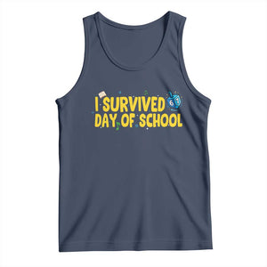 67 Six Seven Meme Tank Top Funny Hanukkah School Days TS14 Navy Print Your Wear