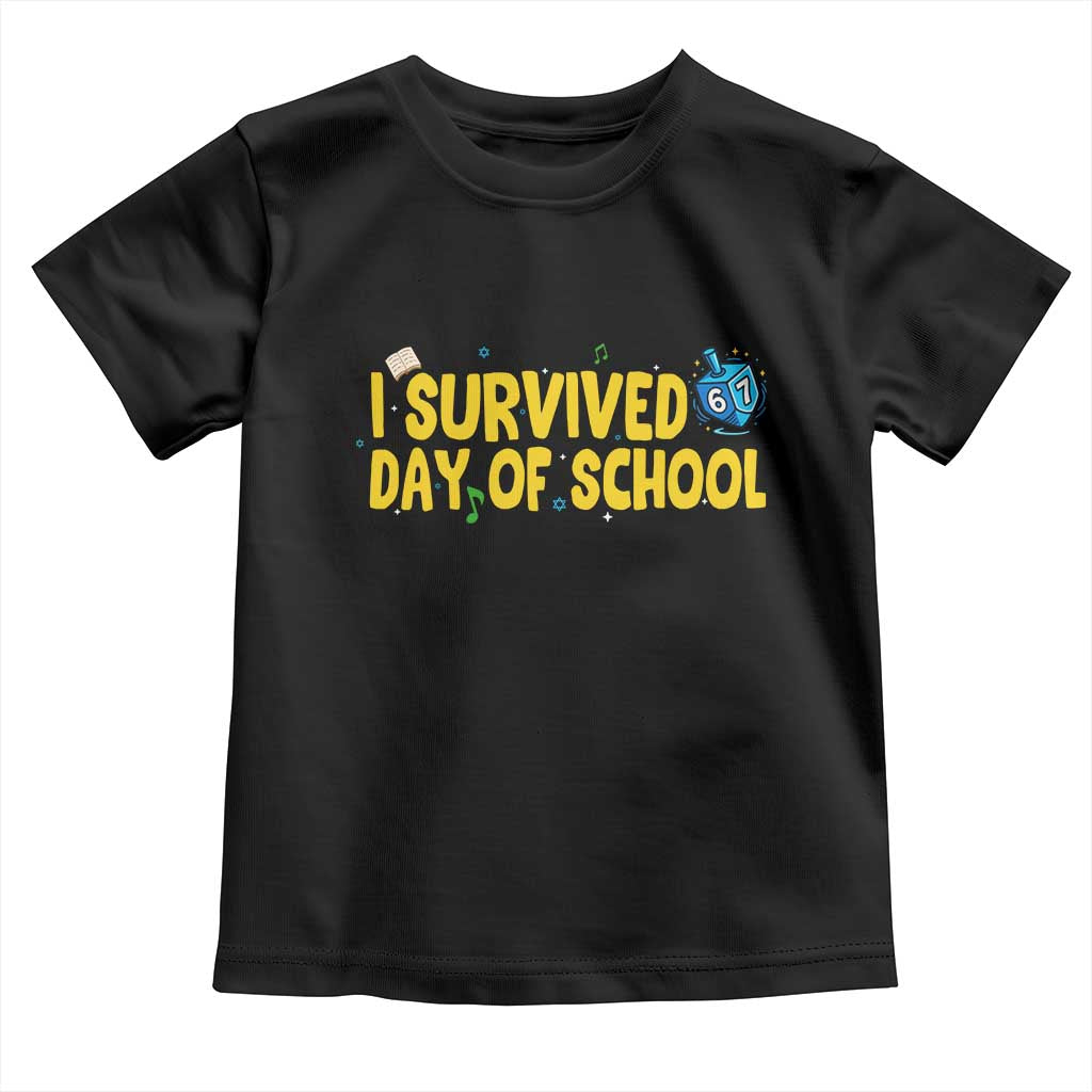 67 Six Seven Meme Toddler T Shirt Funny Hanukkah School Days TS14 Black Print Your Wear