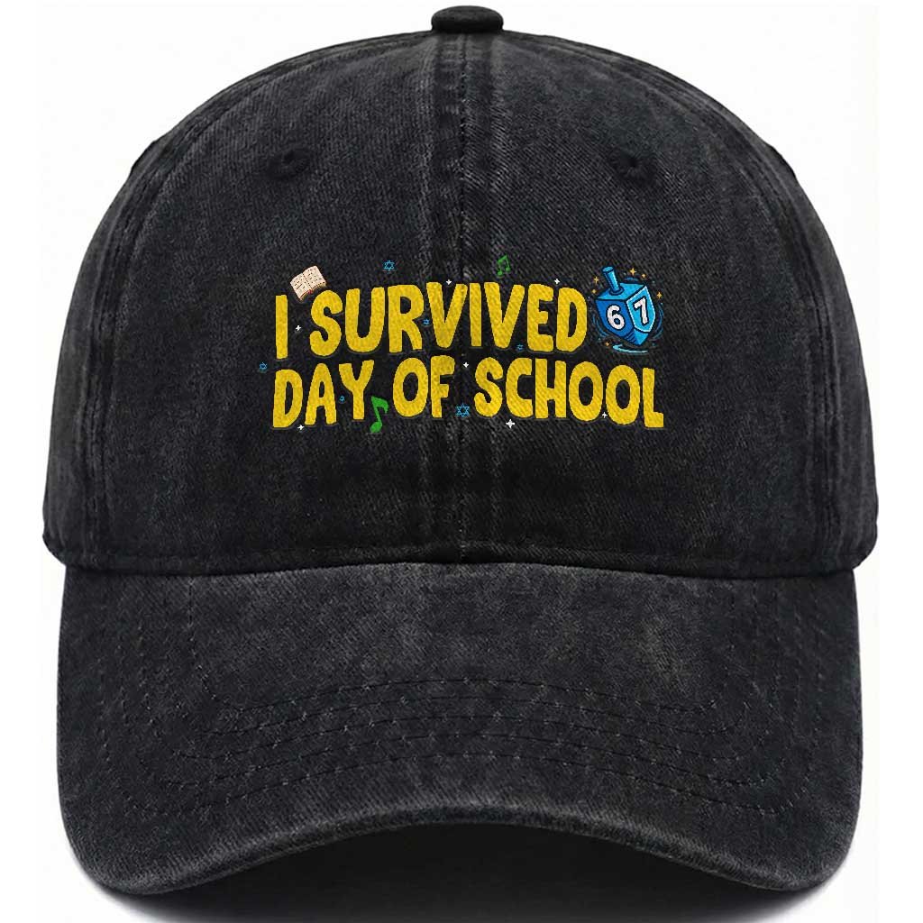 67 Six Seven Meme Washed Cotton Baseball Cap Funny Hanukkah School Days TS14 Washed Cap Universal Fit Black Print Your Wear