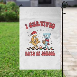 67 Six Seven Christmas Meme Garden Flag I Survived Days Of School TS14 Print Your Wear
