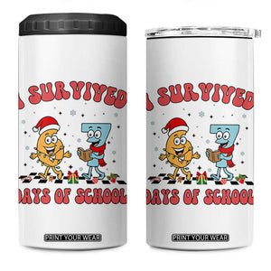 67 Six Seven Christmas Meme 4 in 1 Can Cooler Tumbler I Survived Days Of School TS14 One Size: 16 oz White Print Your Wear