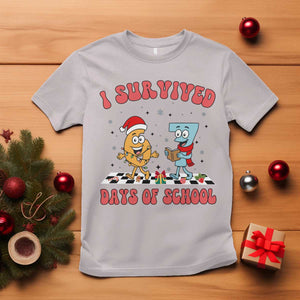 67 Six Seven Christmas Meme T Shirt I Survived Days Of School TS14 Ice Gray Print Your Wear