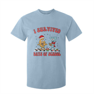 67 Six Seven Christmas Meme T Shirt For Kid I Survived Days Of School TS14 Light Blue Print Your Wear