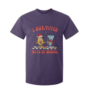 67 Six Seven Christmas Meme T Shirt For Kid I Survived Days Of School TS14 Purple Print Your Wear