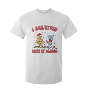67 Six Seven Christmas Meme T Shirt For Kid I Survived Days Of School TS14 White Print Your Wear
