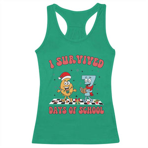 67 Six Seven Christmas Meme Racerback Tank Top I Survived Days Of School TS14 Irish Green Print Your Wear