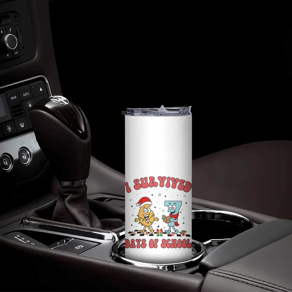 67 Six Seven Christmas Meme Skinny Tumbler I Survived Days Of School TS14 Print Your Wear