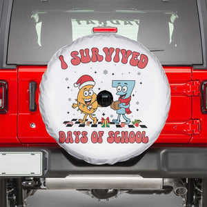 67 Six Seven Christmas Meme Spare Tire Cover I Survived Days Of School TS14 White Print Your Wear