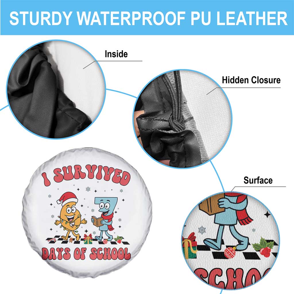 67 Six Seven Christmas Meme Spare Tire Cover I Survived Days Of School TS14 Print Your Wear