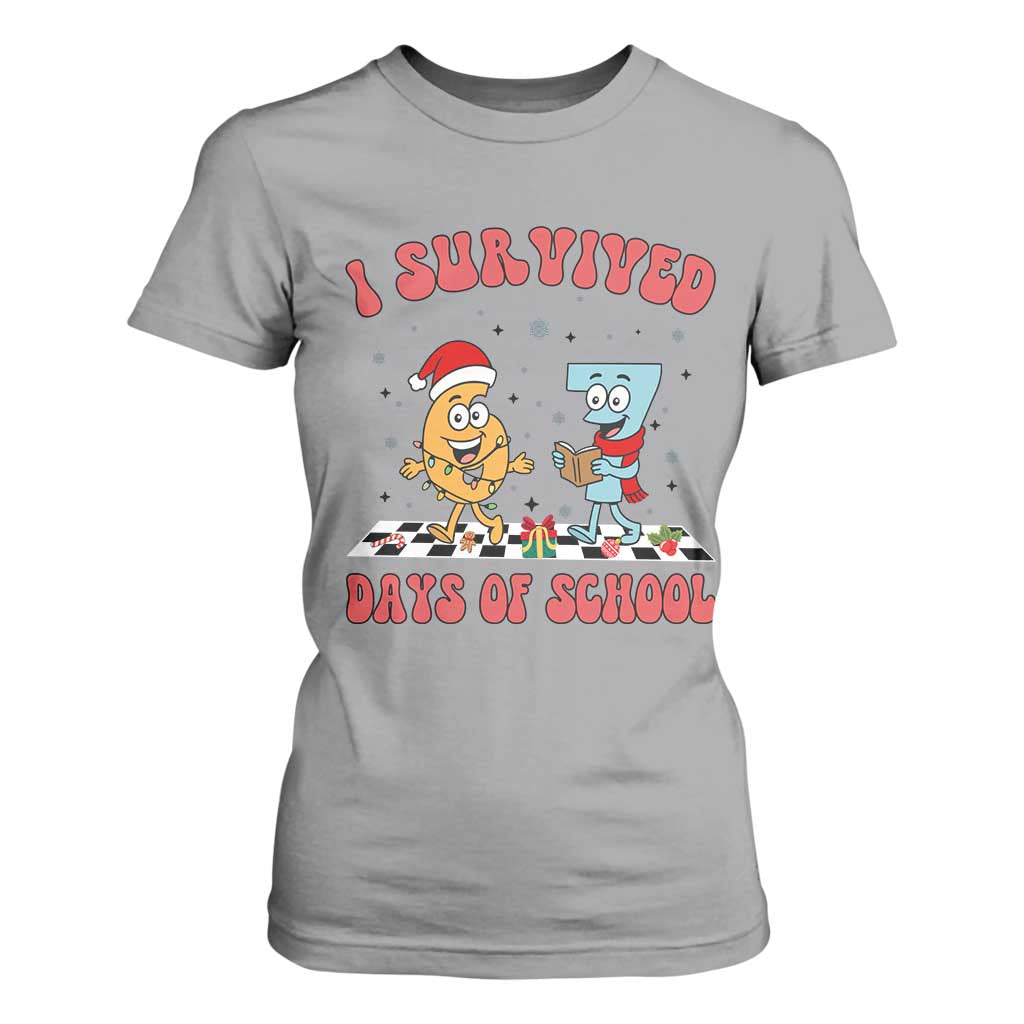 67 Six Seven Christmas Meme T Shirt For Women I Survived Days Of School TS14 Sport Gray Print Your Wear