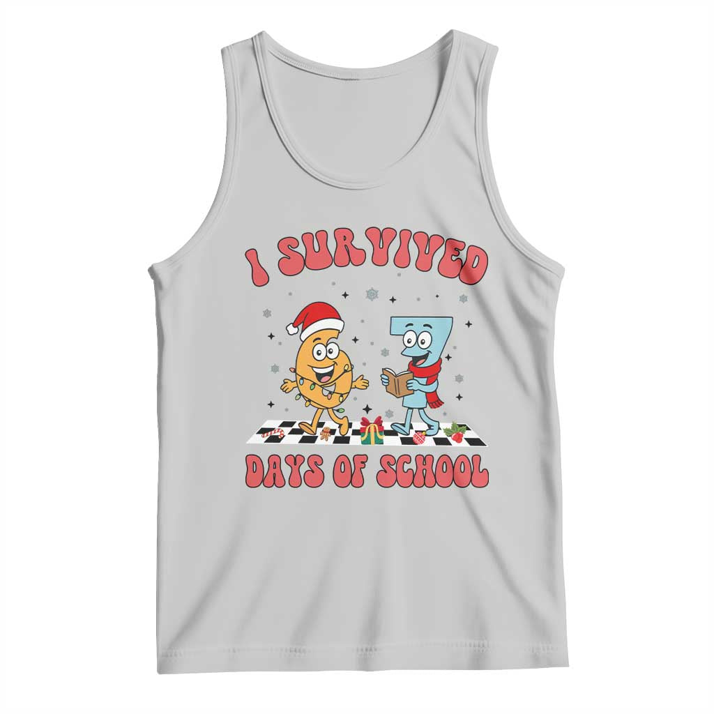 67 Six Seven Christmas Meme Tank Top I Survived Days Of School TS14 Ash Print Your Wear