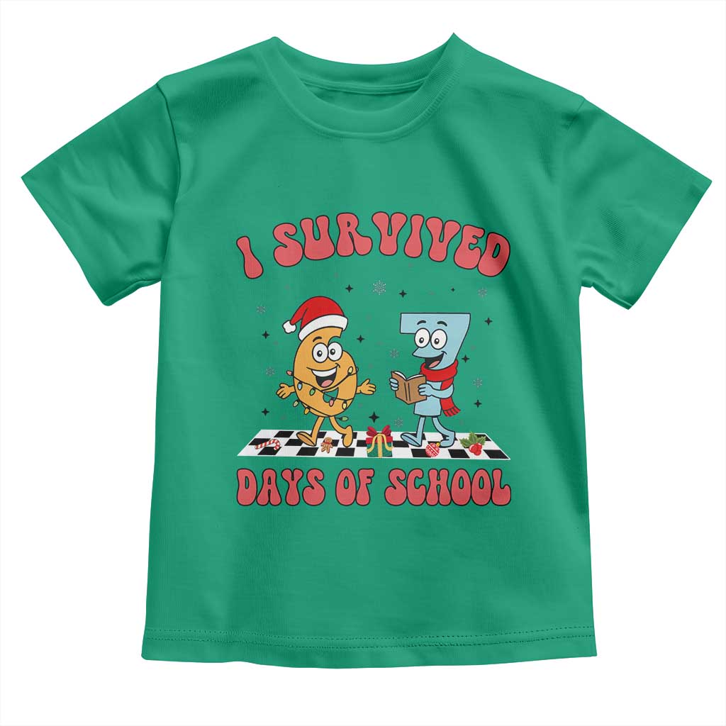67 Six Seven Christmas Meme Toddler T Shirt I Survived Days Of School TS14 Irish Green Print Your Wear