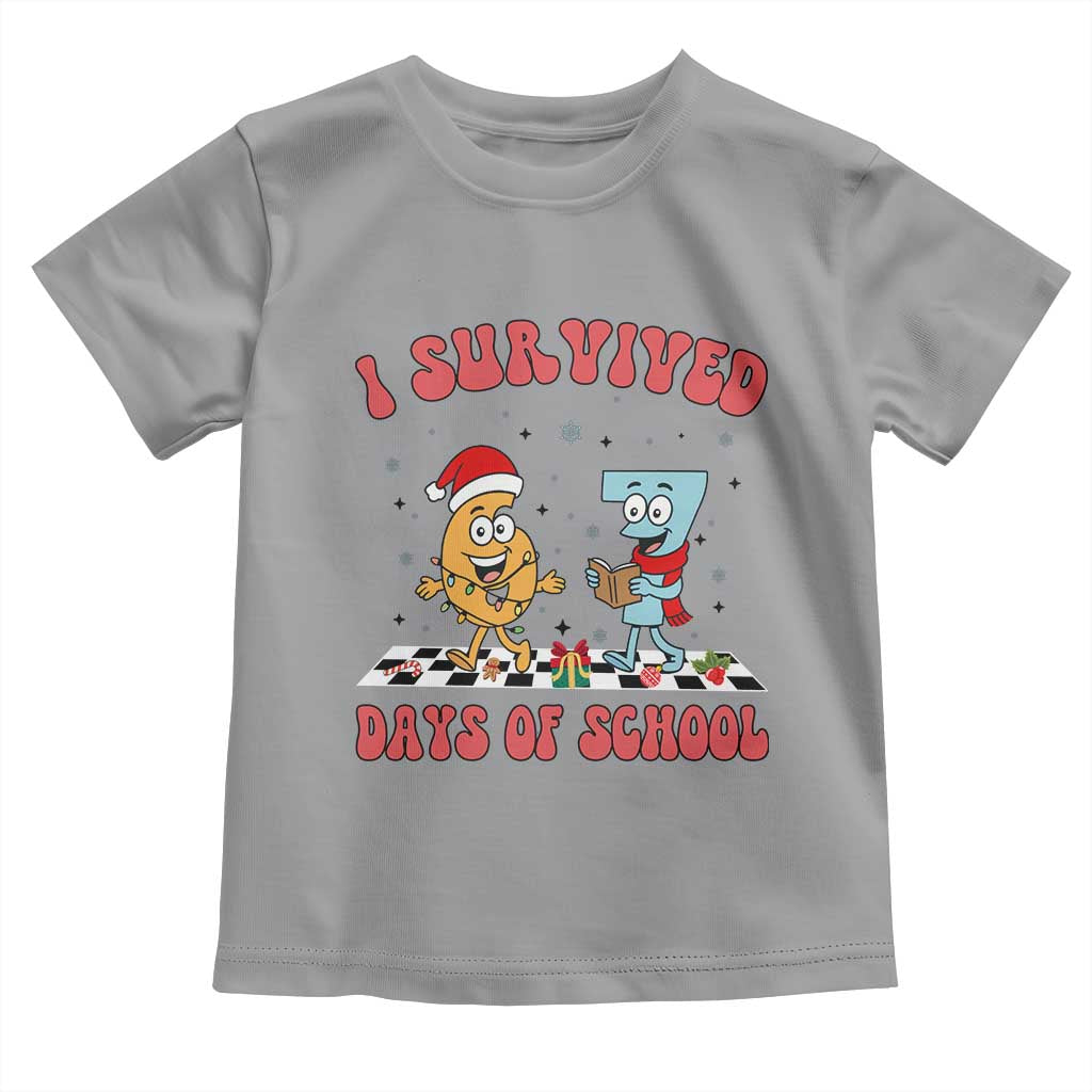 67 Six Seven Christmas Meme Toddler T Shirt I Survived Days Of School TS14 Sport Gray Print Your Wear