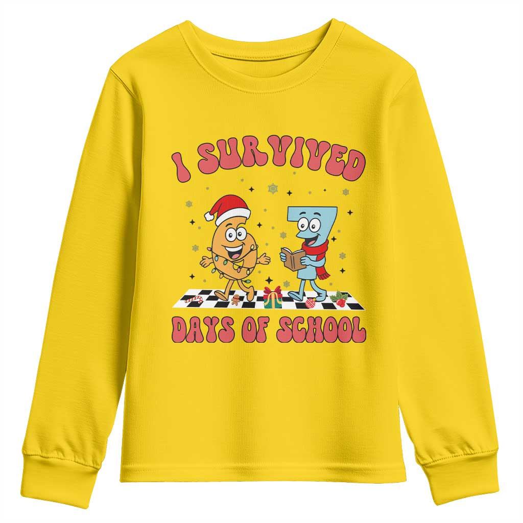 67 Six Seven Christmas Meme Youth Sweatshirt I Survived Days Of School TS14 Daisy Print Your Wear