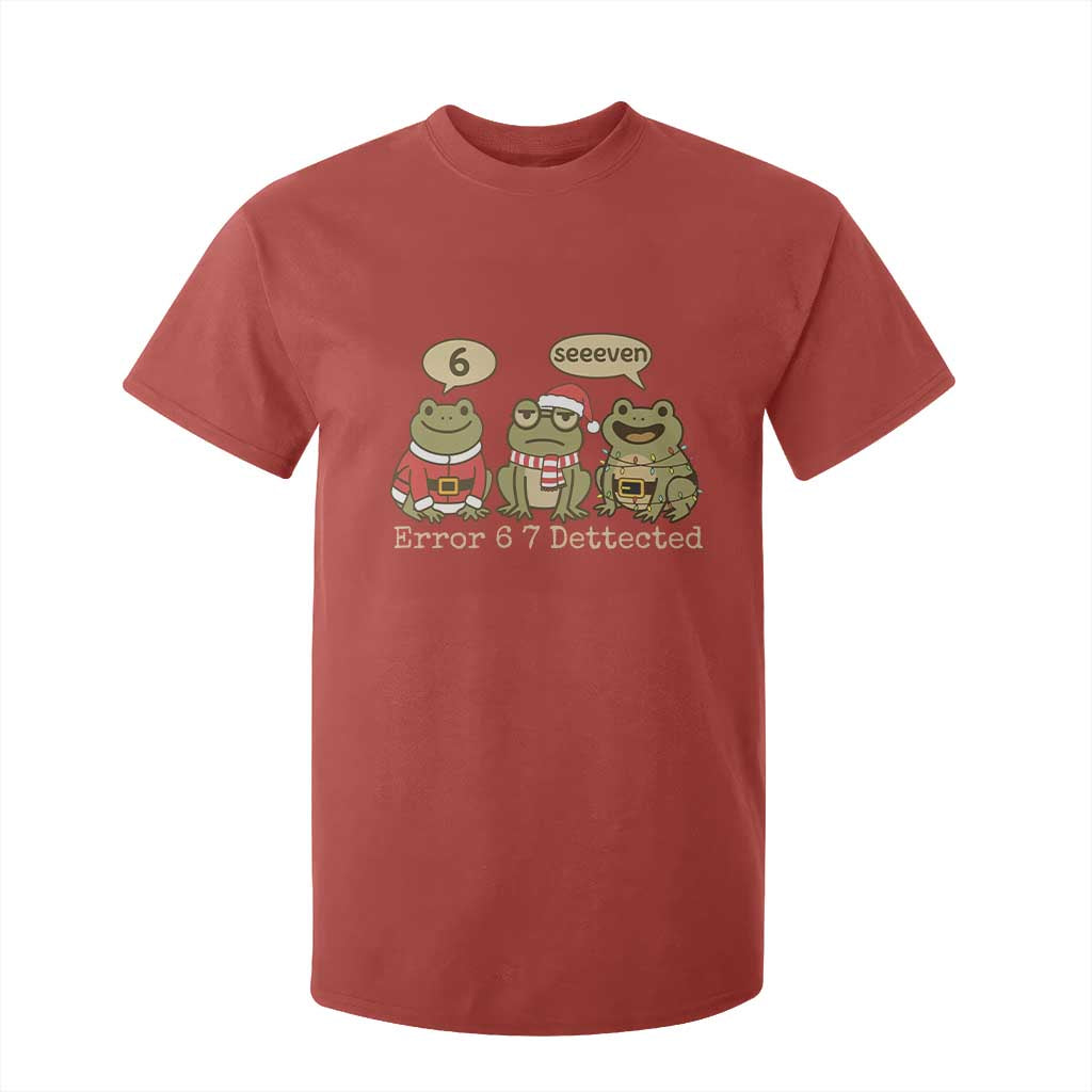 67 Six Seven Christmas Meme T Shirt For Kid Funny Frog Christmas Xmas TS14 Red Print Your Wear