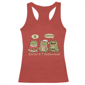 67 Six Seven Christmas Meme Racerback Tank Top Funny Frog Christmas Xmas TS14 Red Print Your Wear
