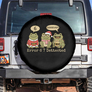 67 Six Seven Christmas Meme Spare Tire Cover Funny Frog Christmas Xmas TS14 No hole Black Print Your Wear