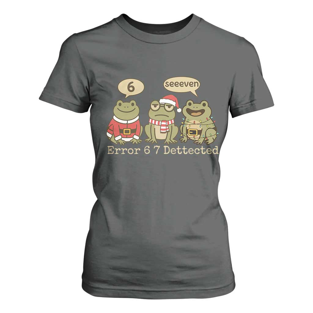 67 Six Seven Christmas Meme T Shirt For Women Funny Frog Christmas Xmas TS14 Dark Heather Print Your Wear