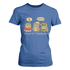 67 Six Seven Christmas Meme T Shirt For Women Funny Frog Christmas Xmas TS14 Royal Blue Print Your Wear