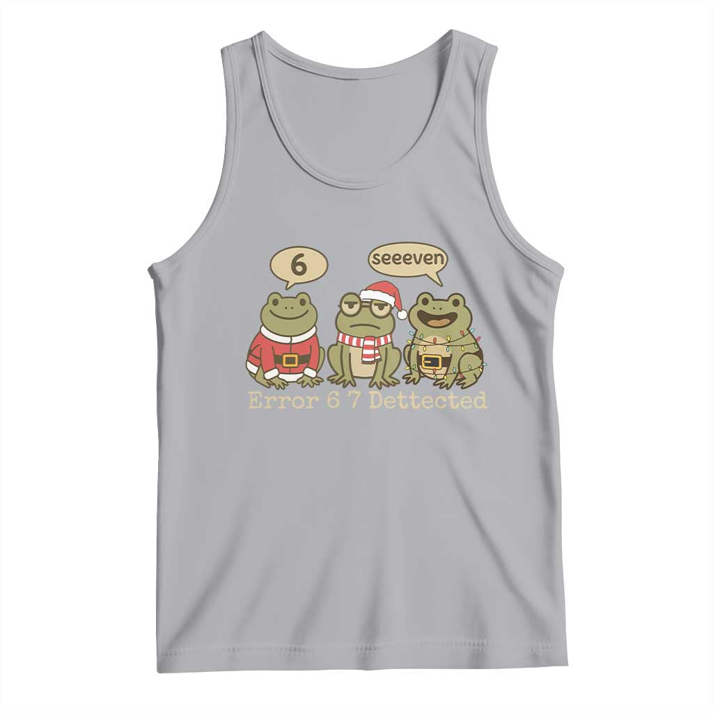67 Six Seven Christmas Meme Tank Top Funny Frog Christmas Xmas TS14 Athletic Heather Print Your Wear