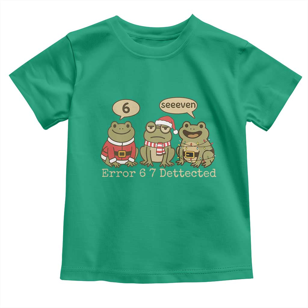 67 Six Seven Christmas Meme Toddler T Shirt Funny Frog Christmas Xmas TS14 Irish Green Print Your Wear