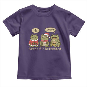 67 Six Seven Christmas Meme Toddler T Shirt Funny Frog Christmas Xmas TS14 Purple Print Your Wear