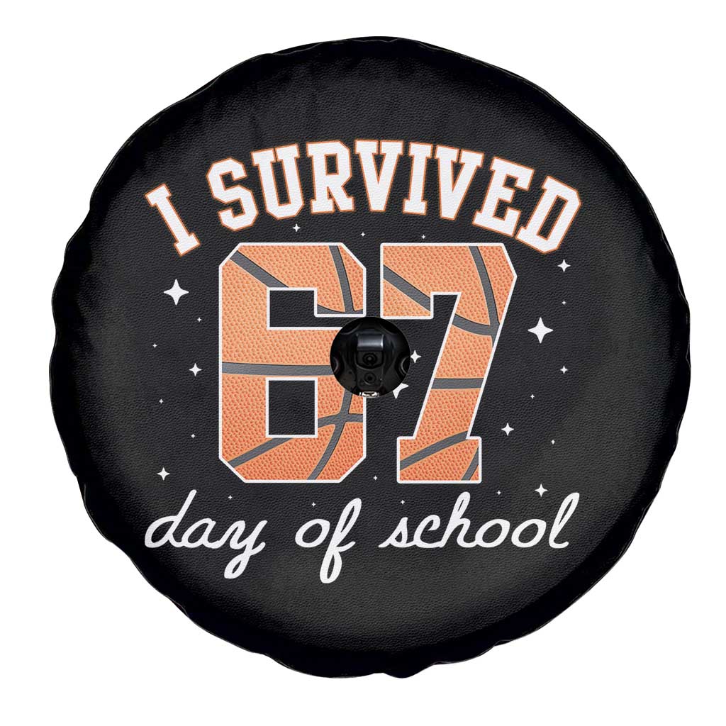 67 Six Seven Meme Spare Tire Cover I Survived Days Of School TS14 Print Your Wear
