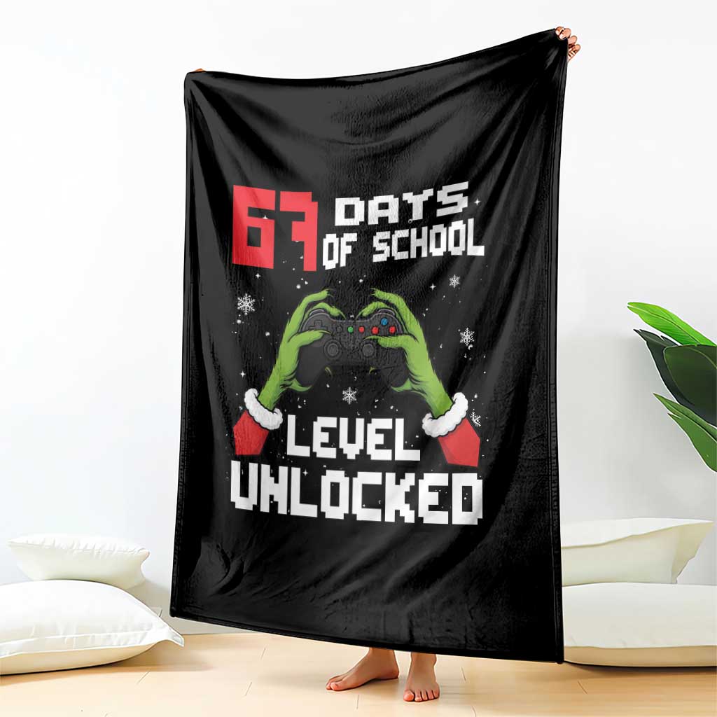 67 Six Seven Christmas Meme Throw Blanket Funny Elf Hand Video Game Xmas TS14 Print Your Wear