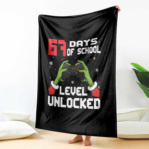 67 Six Seven Christmas Meme Throw Blanket Funny Elf Hand Video Game Xmas TS14 Print Your Wear