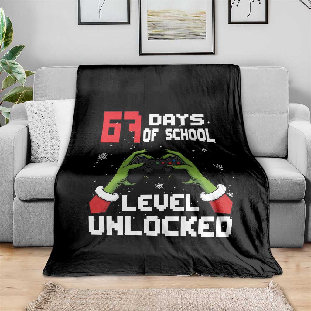 67 Six Seven Christmas Meme Throw Blanket Funny Elf Hand Video Game Xmas TS14 Print Your Wear