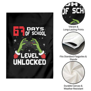 67 Six Seven Christmas Meme Garden Flag Funny Elf Hand Video Game Xmas TS14 Print Your Wear