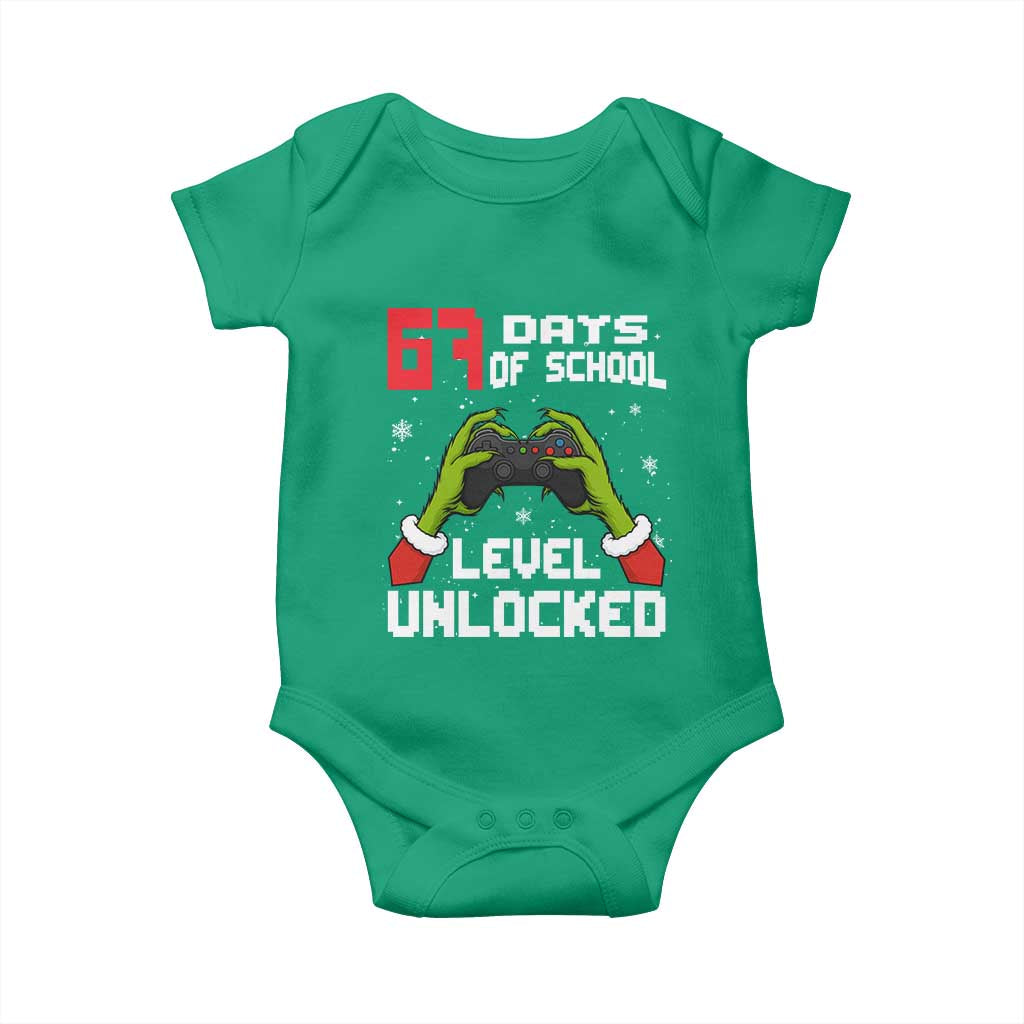 67 Six Seven Christmas Meme Baby Onesie Funny Elf Hand Video Game Xmas TS14 Irish Green Print Your Wear