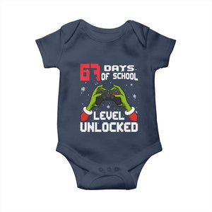 67 Six Seven Christmas Meme Baby Onesie Funny Elf Hand Video Game Xmas TS14 Navy Print Your Wear