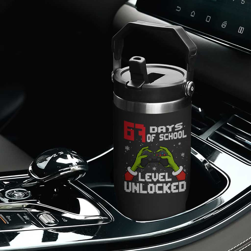 67 Six Seven Christmas Meme Flip Straw Tumbler Funny Elf Hand Video Game Xmas TS14 Print Your Wear