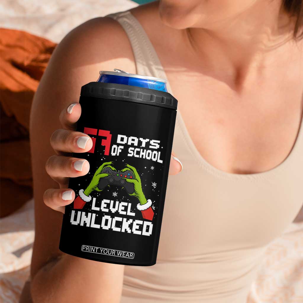 67 Six Seven Christmas Meme 4 in 1 Can Cooler Tumbler Funny Elf Hand Video Game Xmas TS14 Print Your Wear