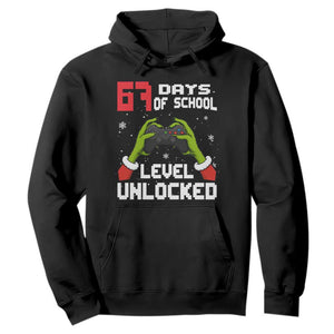 67 Six Seven Christmas Meme Hoodie Funny Elf Hand Video Game Xmas TS14 Black Print Your Wear