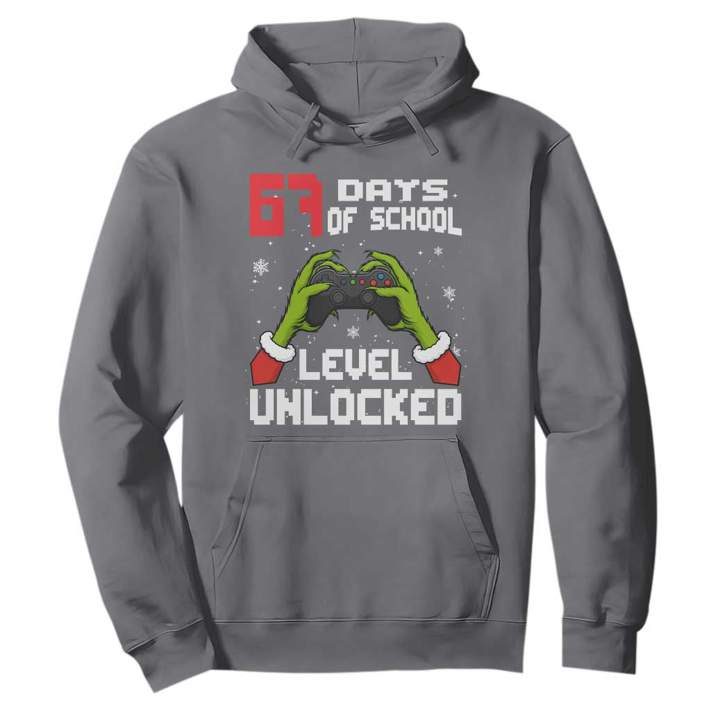 67 Six Seven Christmas Meme Hoodie Funny Elf Hand Video Game Xmas TS14 Charcoal Print Your Wear