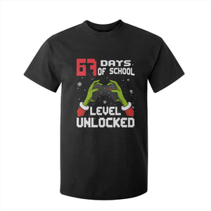 67 Six Seven Christmas Meme T Shirt For Kid Funny Elf Hand Video Game Xmas TS14 Black Print Your Wear