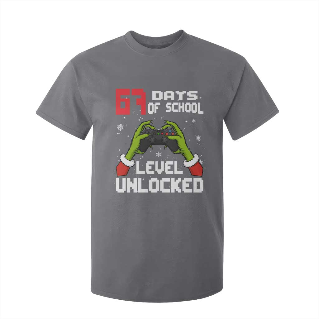 67 Six Seven Christmas Meme T Shirt For Kid Funny Elf Hand Video Game Xmas TS14 Charcoal Print Your Wear