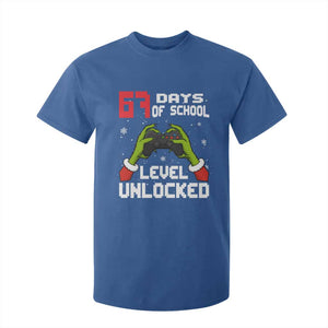67 Six Seven Christmas Meme T Shirt For Kid Funny Elf Hand Video Game Xmas TS14 Royal Blue Print Your Wear