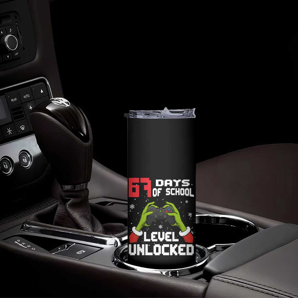 67 Six Seven Christmas Meme Skinny Tumbler Funny Elf Hand Video Game Xmas TS14 Print Your Wear