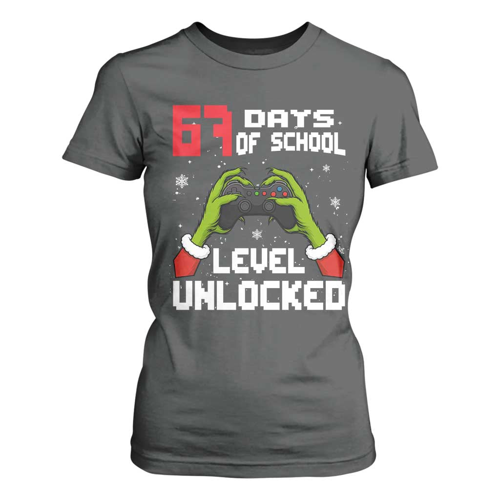 67 Six Seven Christmas Meme T Shirt For Women Funny Elf Hand Video Game Xmas TS14 Dark Heather Print Your Wear