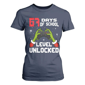 67 Six Seven Christmas Meme T Shirt For Women Funny Elf Hand Video Game Xmas TS14 Navy Print Your Wear