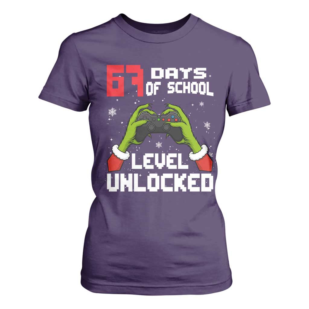 67 Six Seven Christmas Meme T Shirt For Women Funny Elf Hand Video Game Xmas TS14 Purple Print Your Wear