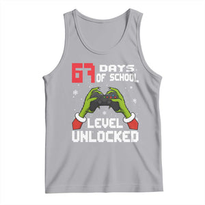 67 Six Seven Christmas Meme Tank Top Funny Elf Hand Video Game Xmas TS14 Athletic Heather Print Your Wear